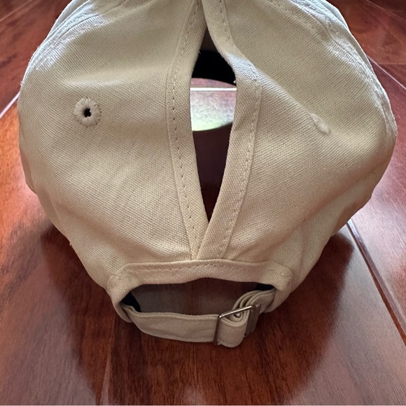 ? Popflex Women\'s Cream Stars Embroidered High Ponytail Adjustable Hat main image 5